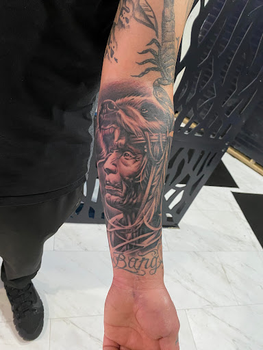 Explore tattoo ideas on forearm, creative tattoo ideas in Denver, available at The Elegant Elephant Tattoo