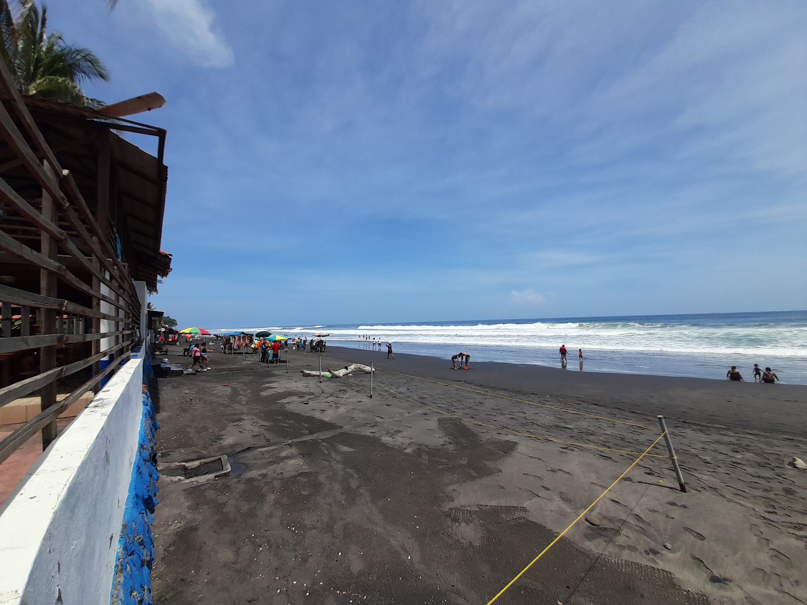 Foto av El Majahual beach med lång rak strand