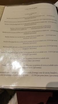 Restaurant français La Cas'a Tom à Saint-Lary-Soulan (le menu)