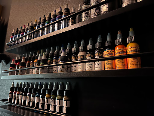 Explore ideas for leg tattoos, creative tattoo ideas in Pinellas Park, available at Dark Mark Ink Piercing & Tattoo Studio