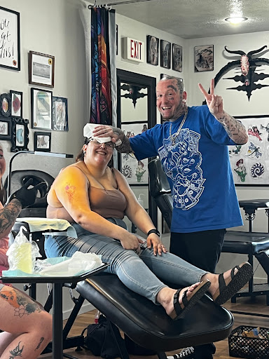 Explore leo tattoo ideas for men, creative tattoo ideas in Spokane, available at Sweet Inks & Cool Peeps