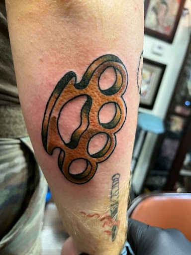 Explore road tattoo ideas, creative tattoo ideas in Lakewood, available at Union Ave Tattoo Company