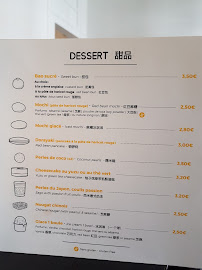 Dumplings and Co à Lille menu