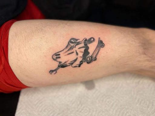 Explore inner thigh tattoo ideas, creative tattoo ideas in Belgrade, available at The Loyal Sparrow Tattoo and Piercing