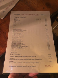 Restaurant de tapas Les Enfants Rouges à Montpellier - menu / carte