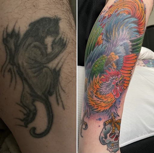 Explore 2pac tattoos ideas, creative tattoo ideas in Libertyville, available at Lucky Seven Tattoo