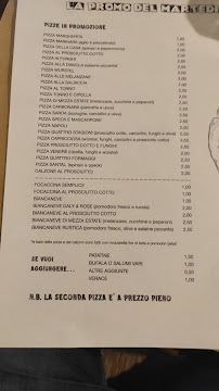 Menu du Le Chiavi d'Oro à Pistoia