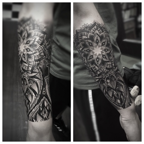 Explore thigh/butt tattoo ideas, creative tattoo ideas in Wilmington, available at Trademark Tattoo