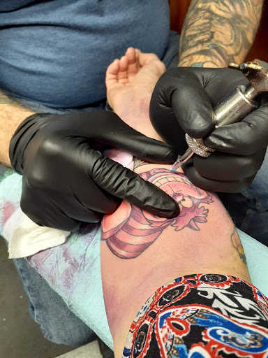 Tattoo Shop «Pisst Fish Tattoo Co», reviews and photos, 1270 Memorial Ave, West Springfield, MA 01089, USA