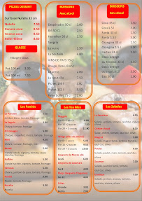 Menu / carte de Planete Pizza à Lézignan-Corbières