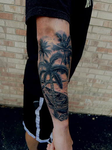 Explore side arm tattoo ideas, creative tattoo ideas in Lockport, available at Archer Ink Tattoo