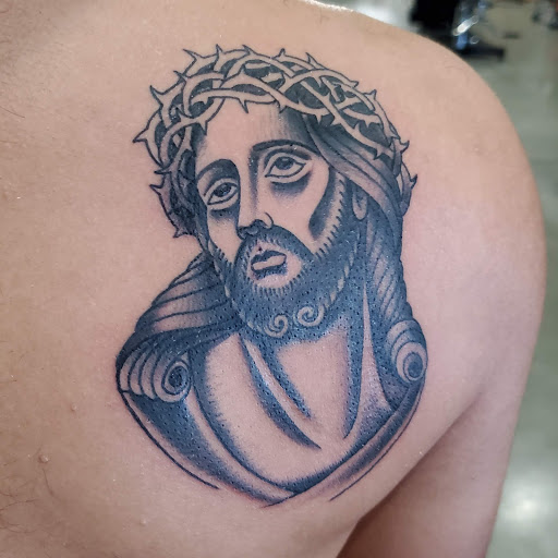 Explore footprints in the sand tattoo ideas, creative tattoo ideas in Bakersfield, available at CLASSIC STANDARD TATTOO CO.