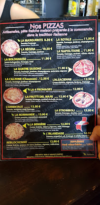 La Pizzetta à Marseillan menu
