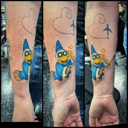 Explore cover up tattoo ideas for ankle, creative tattoo ideas in Fort Myers, available at Loyal 2 The Coil Tattoos & Piercings (Edison Mall Location Entrance F)