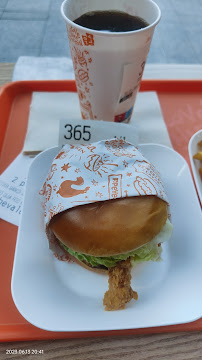 Hamburger du Restauration rapide Popeyes - Gare du Nord à Paris - n°13