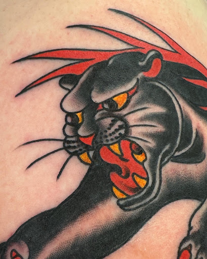 Explore christian sleeve tattoo ideas, creative tattoo ideas in Monterey, available at Gold Coast Tattoo and piercing