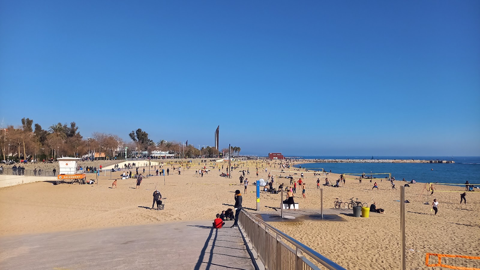 Photo of Playa Barcelona and the settlement