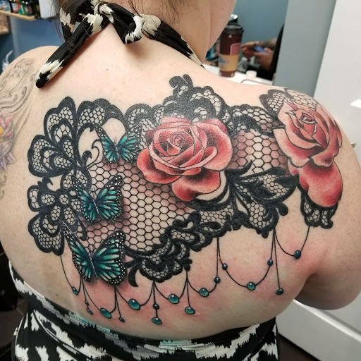 Explore women forearm tattoo ideas, creative tattoo ideas in Toms River, available at Drop N Ink Tattoo Shop