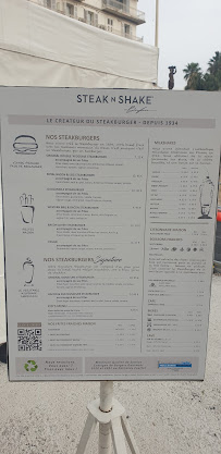 Steak n' Shake Cannes Croisette à Cannes menu