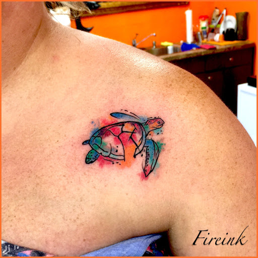 Explore dogwood tree tattoo ideas, creative tattoo ideas in Key Largo, available at Fire Ink Tattoo