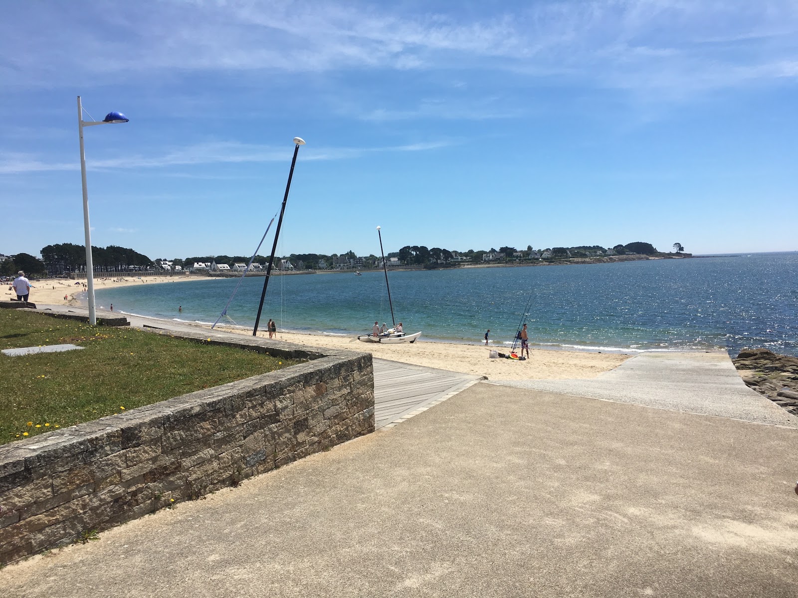 Photo de Plage Benodet zone des équipements