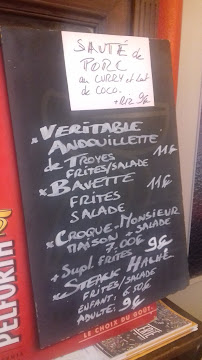 Bistro La Café Marmaille à Nantes (le menu)