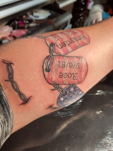 Explore 5sos tattoo ideas, creative tattoo ideas in Galesburg, available at Hawks Tattoos