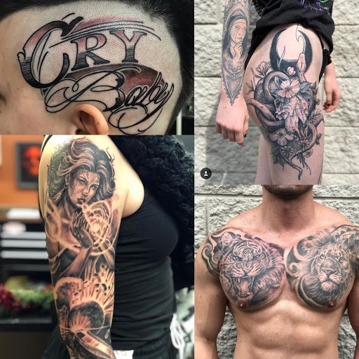 Tattoo Shop «Riot Ink Custom Tattoos», reviews and photos, 8761 Smoky Row Rd, Powell, OH 43065, USA