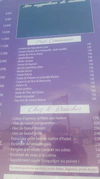 Le 20270 Chez Mathieu à Aléria menu