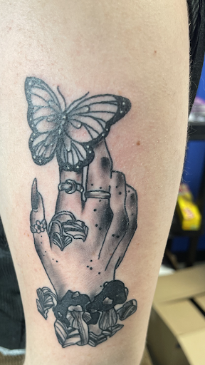 Explore stardust tattoo ideas, creative tattoo ideas in Largo, available at Ink Godz Tattoo 2