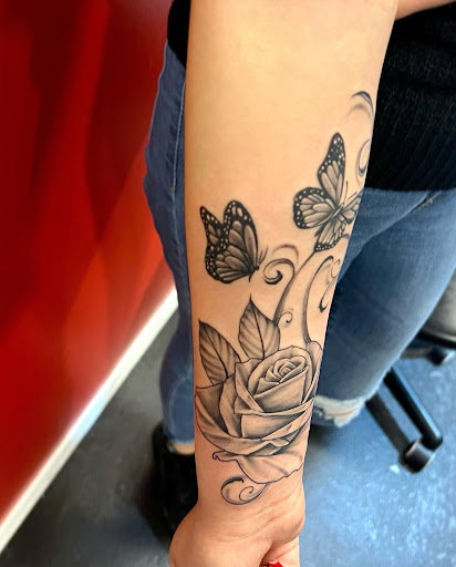 Explore slytherin tattoo ideas, creative tattoo ideas in Vancouver, available at New Ink Tattoo