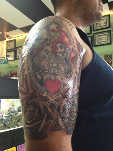 Explore xenomorph tattoo ideas, creative tattoo ideas in Albuquerque, available at Custom Tattoo Co