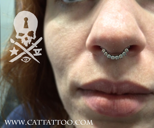 Explore black out tattoo ideas, creative tattoo ideas in Addison, available at Cat Tattoo