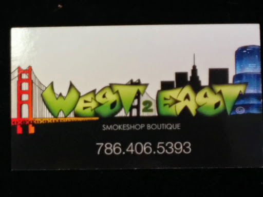 Tobacco Shop «West2East Co. Smoke Shop Boutique», reviews and photos, 548 Hialeah Dr, Hialeah, FL 33010, USA