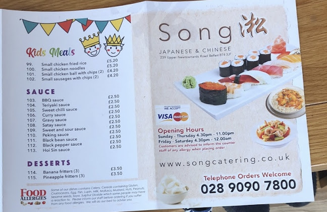 Song Catering - Caterer