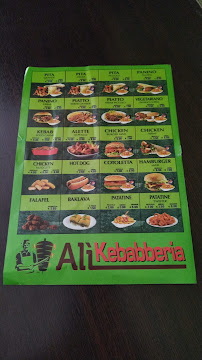 Menu / carte de Alì Kebabberia à Mola di Bari