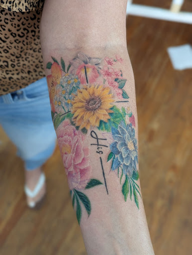Explore male wedding ring tattoo ideas, creative tattoo ideas in Leesburg, available at 1757 Ink