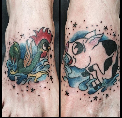 Explore german american tattoo ideas, creative tattoo ideas in San Diego, available at Sideshow Tattoo and Piercing