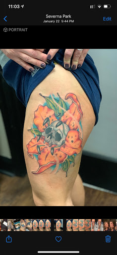 Explore rose idea tattoos, creative tattoo ideas in Severna Park, available at Oxblood Ink