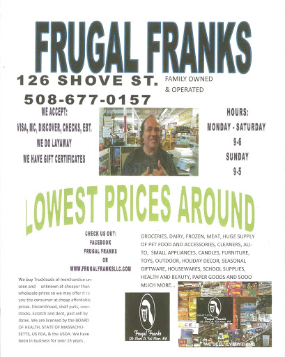 Thrift Store «Frugal Franks», reviews and photos, 126 Shove St, Fall River, MA 02724, USA