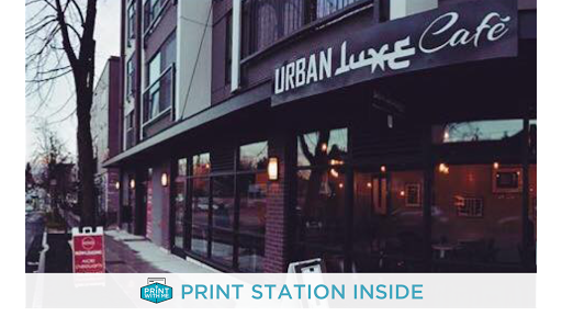 PrintWithMe Print Kiosk at Urban Luxe Cafe