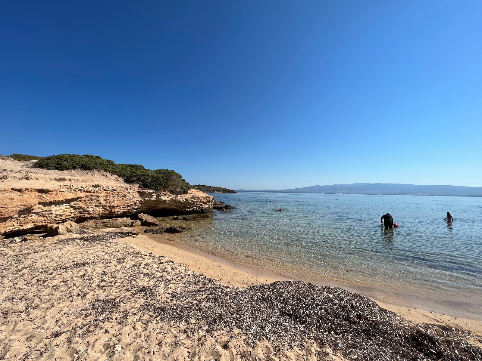 Spiaggia Su Pallosu的照片 位于自然区域