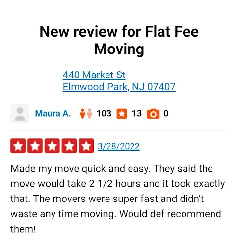 Moving and Storage Service «Flat Fee Moving», reviews and photos, 440 Market St, Elmwood Park, NJ 07407, USA