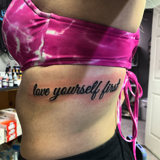 Explore catholic tattoo ideas small, creative tattoo ideas in Hudson Falls, available at ALTERED ADDICTION TATTOOS