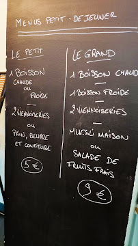 Cèdre et vous à Bordeaux menu