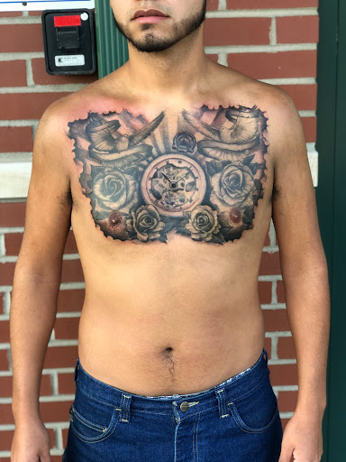Explore law enforcement tattoo ideas, creative tattoo ideas in Lockport, available at Archer Ink Tattoo
