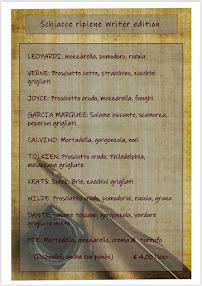 Carte du Vince Pizza à Follonica