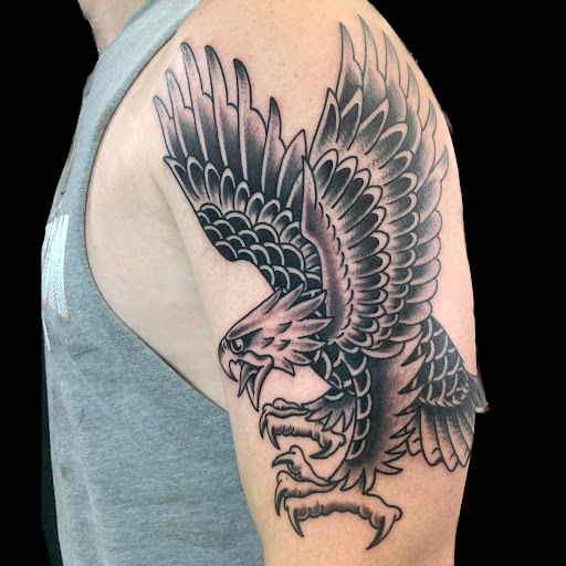 Explore roots tattoo ideas, creative tattoo ideas in Orwigsburg, available at Small World Tattoo