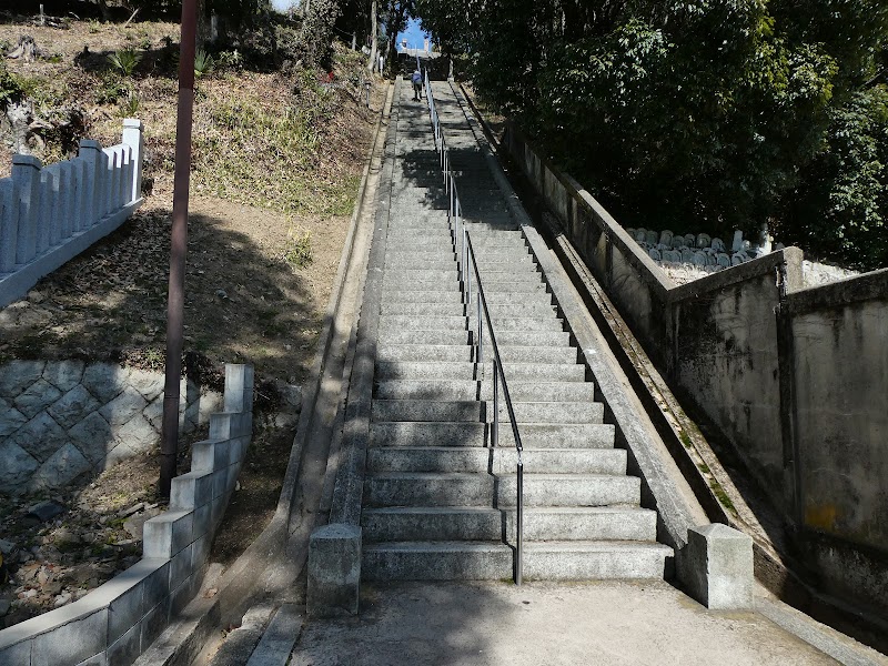 男山の階段