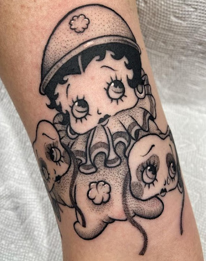 Explore tattoo wolf ideas, creative tattoo ideas in Wichita Falls, available at Firme Copias Tattoo shop